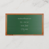 Brettlehrer Visitenkarte (Rückseite)