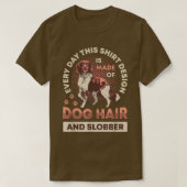 Brettny Hunde-Eigentümerdesign aus Hundehaar und S T-Shirt (Design vorne)
