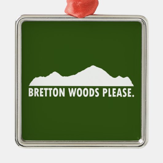 Bretton Woods bitte Ornament Aus Metall (Vorne)