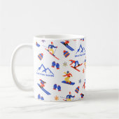 Bretton Woods New Hampshire Ski Snowboard Muster Kaffeetasse (Links)