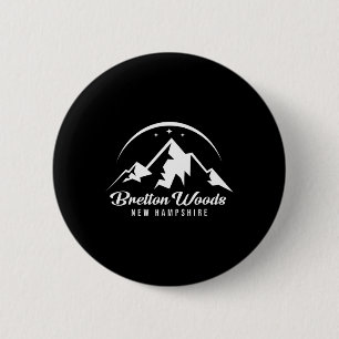 Bretton Woods New Hampshire Skigebiet Schnee Button