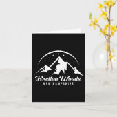 Bretton Woods New Hampshire Skigebiet Schnee Karte (Gelbe Blume)