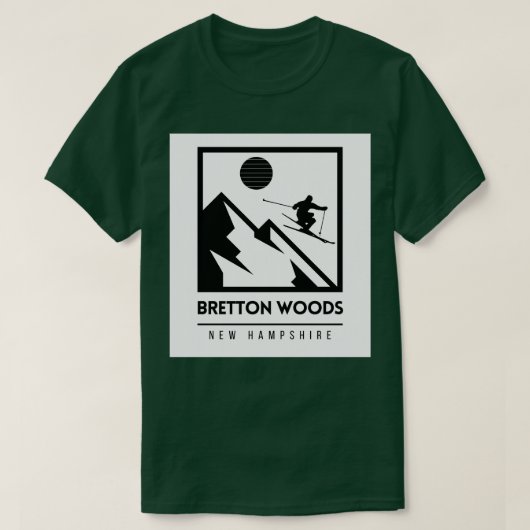 Bretton Woods New Hampshire United Staaten ski T-Shirt (Design vorne)