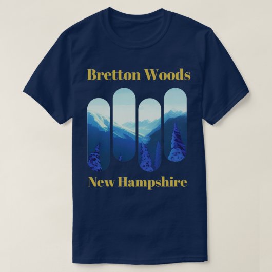 Bretton Woods Ski New Hampshire 2 T-Shirt (Design vorne)