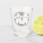 Brettspiel-Couple-Shootglas Schnapsglas (Rückseite)