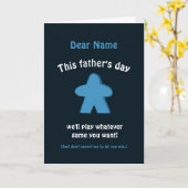 Brettspiel des Vaters Karte (Gelbe Blume)