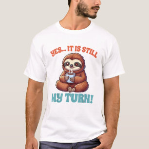 Brettspiel Liebhaber Faultier Spiel Nacht Ja Es Is T-Shirt