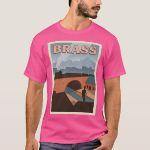 Brettspiel - Minimalistischer Travel Poster Stil - T-Shirt