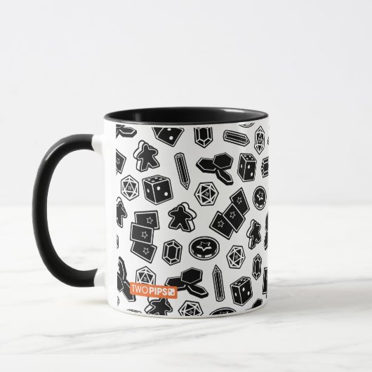 Brettspiel-Muster-Tasse Tasse (Links)