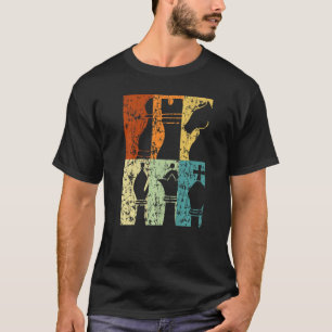 Brettspiel Schachspieler Schachmatt Großmeister Re T-Shirt