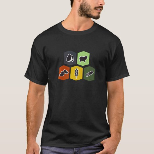Brettspiel Sheep Brick T-Shirt (Vorderseite)