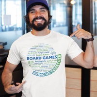 Brettspiele bringen uns zum Mens-Shirt