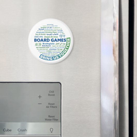 Brettspiele bringen uns zusammen magnet (In Situ (Kühlschrank))