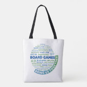 Brettspiele bringen uns zusammen Tasche (Rückseite)