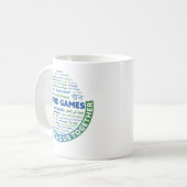 Brettspiele bringen uns zusammen Tasse (Vorderseite Links)