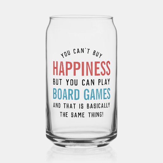 Brettspiele ist Happy Funny Board Games Lover Dosenglas (Vorderseite)