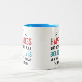 Brettspiele ist Happy Funny Board Games Lover Zweifarbige Tasse (Mittel)