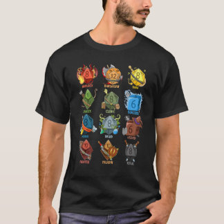 Brettspiele Nerd Rollenspiel Würfelspiel Gaming RP T-Shirt