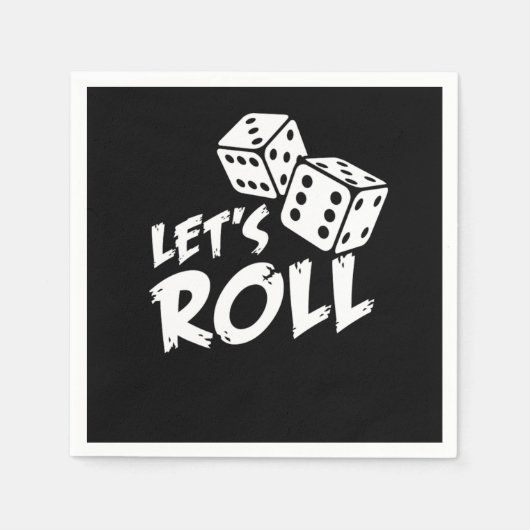 Brettspiele Serviette (Vorderseite)