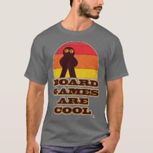 Brettspiele sind Coole Fun Meeple Hipster T-Shirt