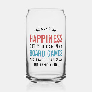 Brettspiele sind Glück Lustige Brettspiele Liebhab Dosenglas