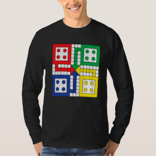 Brettspiele spielen Ludo auf Ihrer Illustration Gr T-Shirt