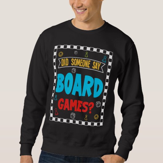 Brettspiele Sweatshirt (Vorderseite)