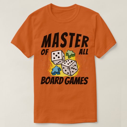 Brettspiele T-Shirt (Design vorne)