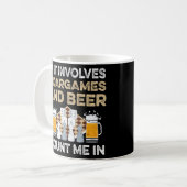 Brettspiele und Bier-I-Board-Spiel Kaffeetasse (Vorderseite Links)