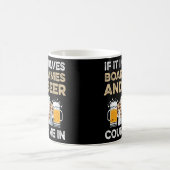 Brettspiele und Bier-I-Board-Spiel Kaffeetasse (Mittel)
