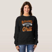 Brettspiele und Brettspiele Sweatshirt (Vorne ganz)