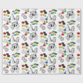 Brettspiele und Wortspiele Geschenkpapier (Flach)