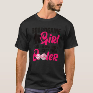 Brettspielerin Brettspielerin Tischplatte T-Shirt