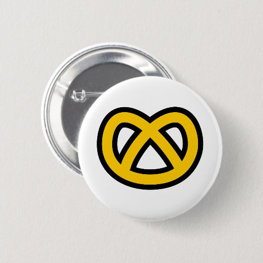 Bretzel Button (Vorne & Hinten)