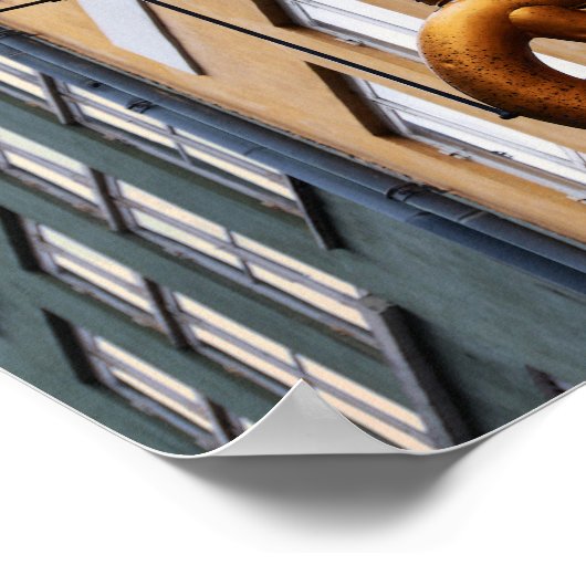 Bretzel in Kopenhagen Poster (Ecke)