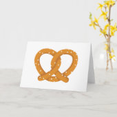 Bretzel Karte (Gelbe Blume)