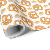 Bretzel & Käsepackpapier Geschenkpapier (Rolleneckpunkt)