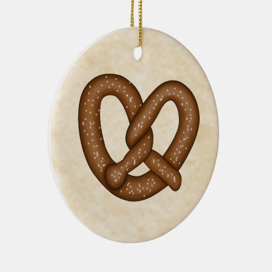 Bretzel mit Beige Bkgd Ornament (Rechts)