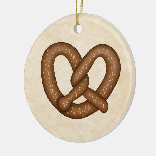 Bretzel mit Beige Bkgd Ornament (Links)