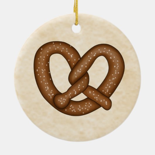 Bretzel mit Beige Bkgd Ornament (Hinten)