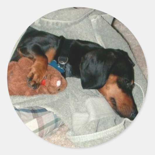 Bretzel Runder Aufkleber (Vorderseite)