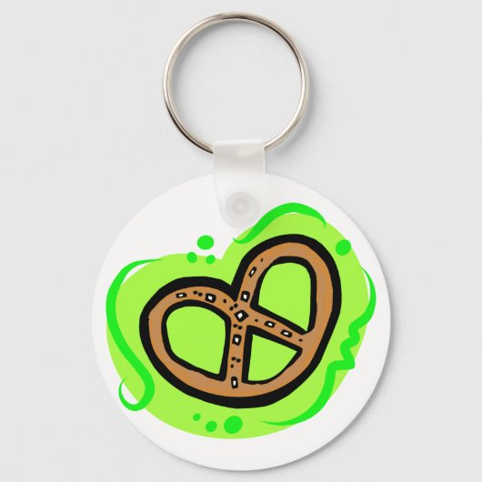 Bretzel Schlüsselanhänger (Vorderseite)