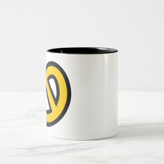 Bretzel Zweifarbige Tasse (Mittel)