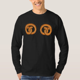 Bretzels Kostüm für Frauen Bretzel Tag Funny Offiz T-Shirt