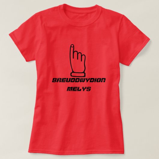 breuddwydion melys - süßer Traum T-Shirt (Design vorne)