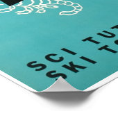 Breuil-Cervinia, Valle d'Aosta Italia, Skiposter Poster (Ecke)