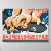 Breush U.S. versucht, einen nuklearen Krieg zu pro Poster (Vorne)