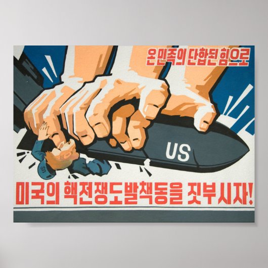 Breush U.S. versucht, einen nuklearen Krieg zu pro Poster (Vorne)