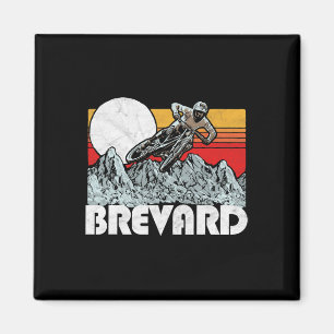 Brevard Carolina Mountainbiken Vintage Retro 80er Magnet