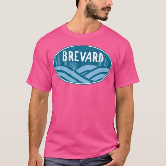 Brevard North Carolina Außenbereich Baseball Sleev T-Shirt (Vorderseite)